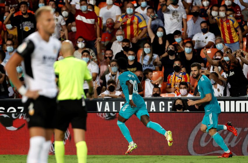  Real Madrid remonta y gana 2-1 en durísimo partido en La Liga frente al Valencia