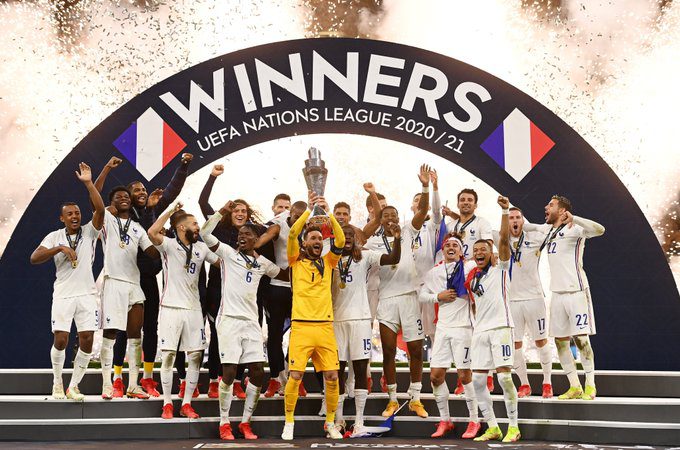  Francia se proclama campeón de la Uefa Nations League venciendo 2-1 a España