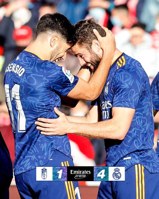 Goleada del Real Madrid 4-1 ante el Granada y mantiene el liderato de ...
