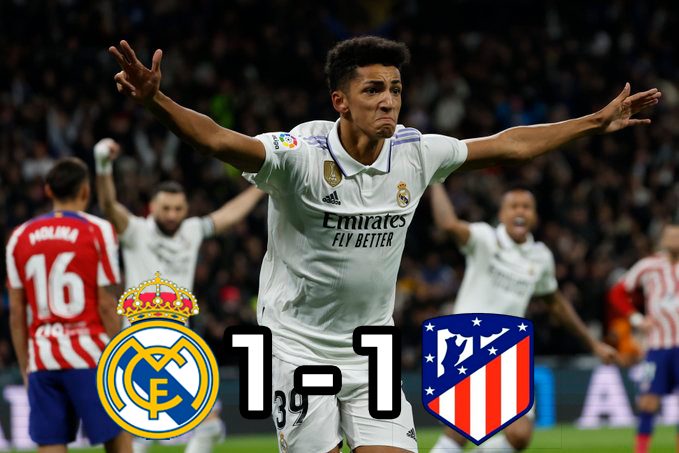  ¡ADIOS! El Real Madrid empata 1-1 con el Atlético y prácticamente entrega la Liga.