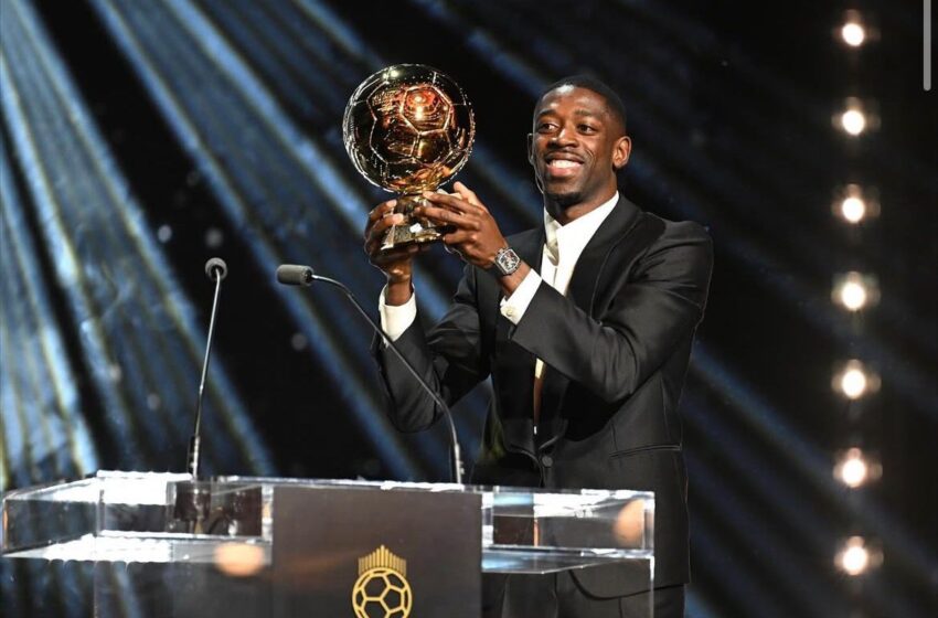  Ousmane Dembélé supera a Lamine Yamal y conquista el Balón de Oro 2025
