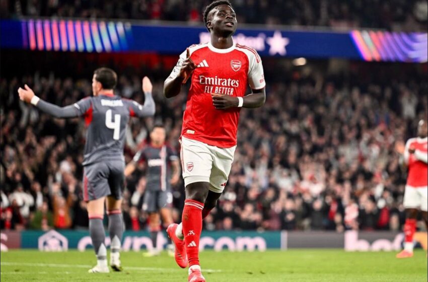  Arsenal mantiene paso perfecto en la Champions con triunfo 2-0 ante Olympiacos